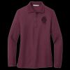 Ladies Silk Touch Long Sleeve Polo Thumbnail