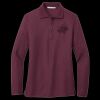 Ladies Silk Touch Long Sleeve Polo Thumbnail