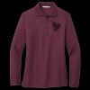 Ladies Silk Touch Long Sleeve Polo Thumbnail
