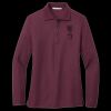 Ladies Silk Touch Long Sleeve Polo Thumbnail