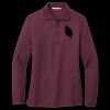 Ladies Silk Touch Long Sleeve Polo Thumbnail