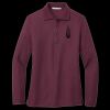 Ladies Silk Touch Long Sleeve Polo Thumbnail
