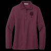 Ladies Silk Touch Long Sleeve Polo Thumbnail