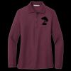 Ladies Silk Touch Long Sleeve Polo Thumbnail