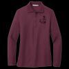 Ladies Silk Touch Long Sleeve Polo Thumbnail