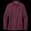 Ladies Silk Touch Long Sleeve Polo Thumbnail
