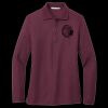 Ladies Silk Touch Long Sleeve Polo Thumbnail