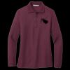 Ladies Silk Touch Long Sleeve Polo Thumbnail