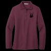 Ladies Silk Touch Long Sleeve Polo Thumbnail