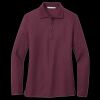 Ladies Silk Touch Long Sleeve Polo Thumbnail