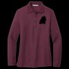 Ladies Silk Touch Long Sleeve Polo Thumbnail