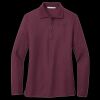 Ladies Silk Touch Long Sleeve Polo Thumbnail