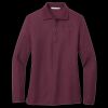 Ladies Silk Touch Long Sleeve Polo Thumbnail