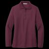Ladies Silk Touch Long Sleeve Polo Thumbnail