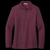 Ladies Silk Touch Long Sleeve Polo Thumbnail
