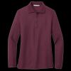Ladies Silk Touch Long Sleeve Polo Thumbnail