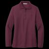 Ladies Silk Touch Long Sleeve Polo Thumbnail