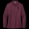 Ladies Silk Touch Long Sleeve Polo Thumbnail