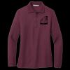 Ladies Silk Touch Long Sleeve Polo Thumbnail