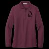 Ladies Silk Touch Long Sleeve Polo Thumbnail