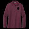Ladies Silk Touch Long Sleeve Polo Thumbnail