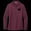 Ladies Silk Touch Long Sleeve Polo Thumbnail