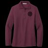 Ladies Silk Touch Long Sleeve Polo Thumbnail