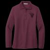 Ladies Silk Touch Long Sleeve Polo Thumbnail
