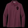 Ladies Silk Touch Long Sleeve Polo Thumbnail