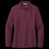 Ladies Silk Touch Long Sleeve Polo Thumbnail