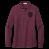 Ladies Silk Touch Long Sleeve Polo Thumbnail