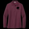 Ladies Silk Touch Long Sleeve Polo Thumbnail