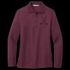 Ladies Silk Touch Long Sleeve Polo Thumbnail