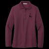Ladies Silk Touch Long Sleeve Polo Thumbnail