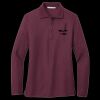 Ladies Silk Touch Long Sleeve Polo Thumbnail