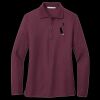 Ladies Silk Touch Long Sleeve Polo Thumbnail