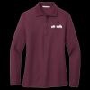 Ladies Silk Touch Long Sleeve Polo Thumbnail