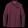 Ladies Silk Touch Long Sleeve Polo Thumbnail