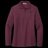 Ladies Silk Touch Long Sleeve Polo Thumbnail