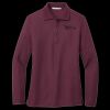 Ladies Silk Touch Long Sleeve Polo Thumbnail