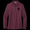 Ladies Silk Touch Long Sleeve Polo Thumbnail