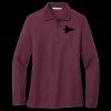 Ladies Silk Touch Long Sleeve Polo Thumbnail