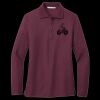 Ladies Silk Touch Long Sleeve Polo Thumbnail
