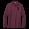 Ladies Silk Touch Long Sleeve Polo Thumbnail