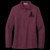 Ladies Silk Touch Long Sleeve Polo Thumbnail
