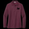Ladies Silk Touch Long Sleeve Polo Thumbnail