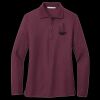 Ladies Silk Touch Long Sleeve Polo Thumbnail