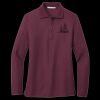 Ladies Silk Touch Long Sleeve Polo Thumbnail