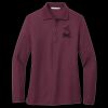 Ladies Silk Touch Long Sleeve Polo Thumbnail