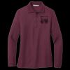 Ladies Silk Touch Long Sleeve Polo Thumbnail